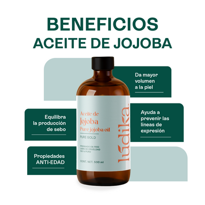 Aceite de Jojoba y Rosa Mosqueta | Kit Facial Lúdika | Nutrición, Equilibrio y Reparación