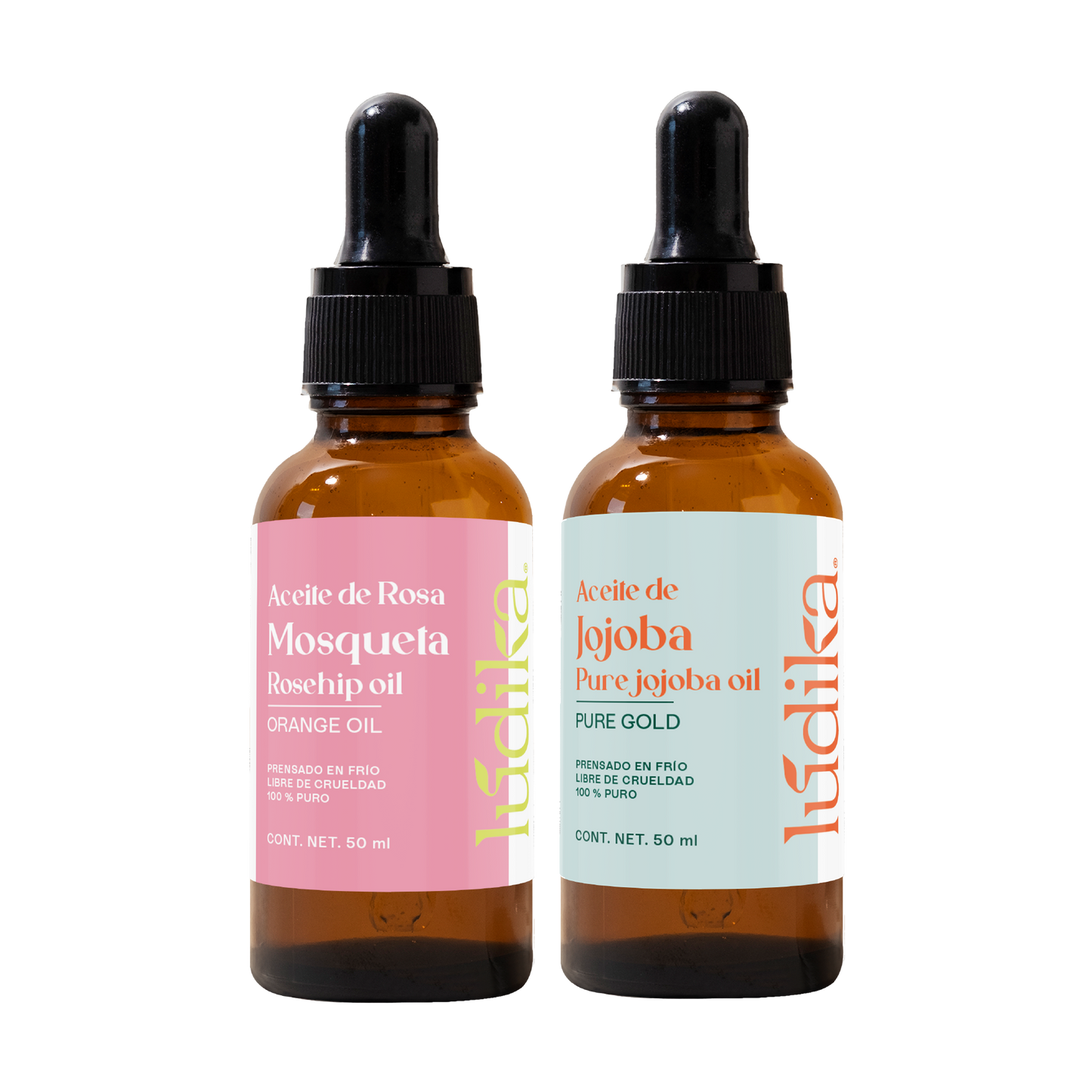 Aceite de Jojoba y Rosa Mosqueta | Kit Facial Lúdika | Nutrición, Equilibrio y Reparación