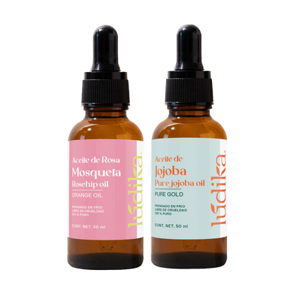 Aceite de Jojoba y Rosa Mosqueta | Kit Facial Lúdika | Nutrición, Equilibrio y Reparación