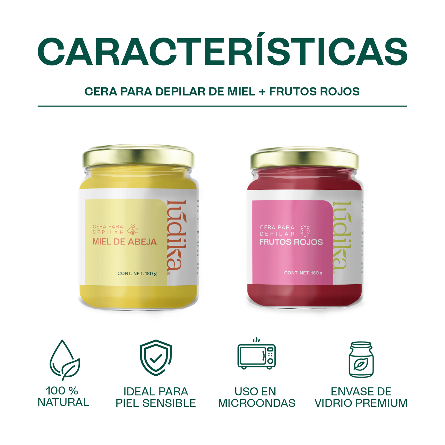 Kit de Depilación | Cera Española, Gel Post-Depilatorio y Aplicadores para una Piel Suave y Cuidada