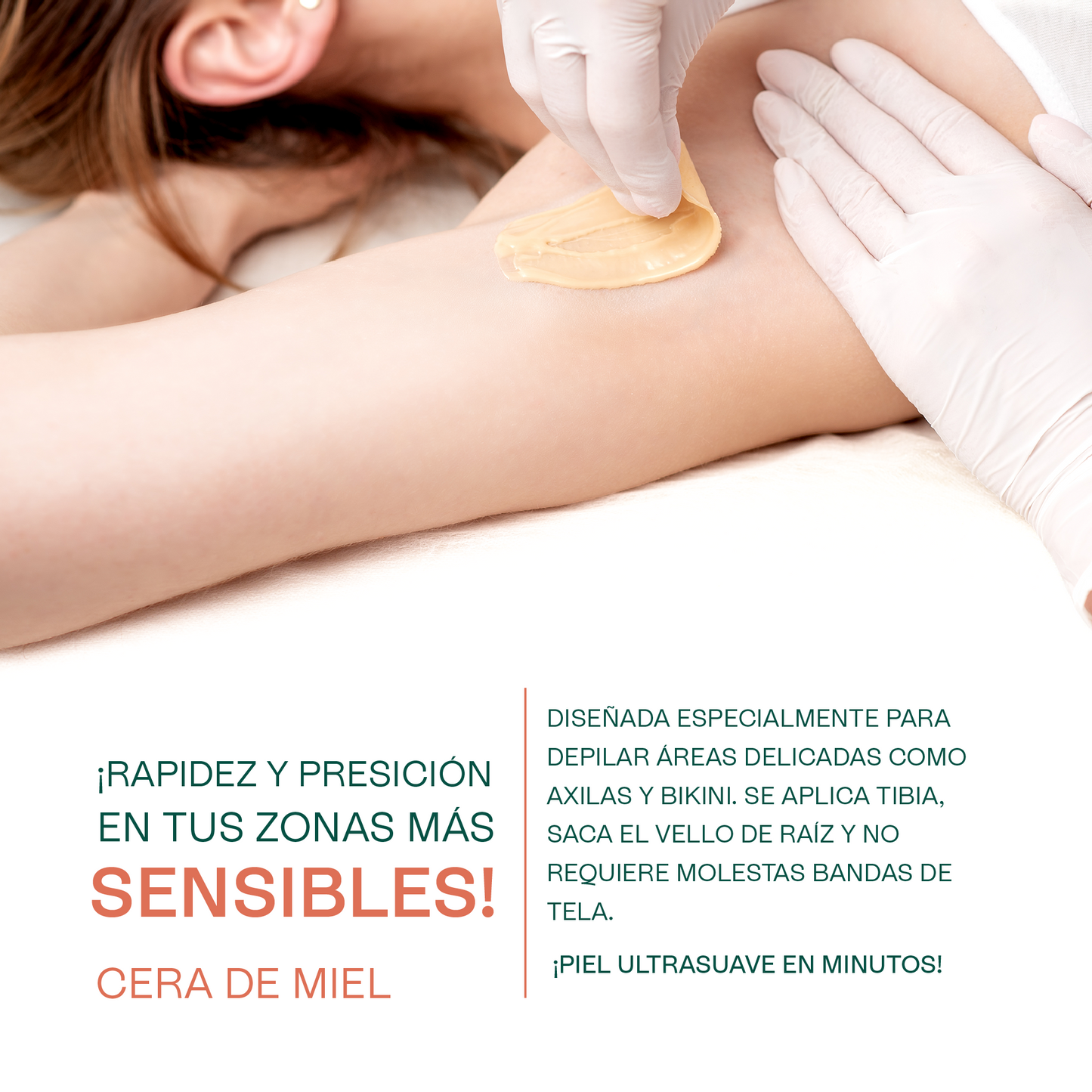 Kit de Depilación | Cera Española, Gel Post-Depilatorio y Aplicadores para una Piel Suave y Cuidada