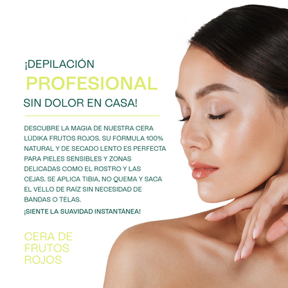 Kit de Depilación | Cera Española, Gel Post-Depilatorio y Aplicadores para una Piel Suave y Cuidada