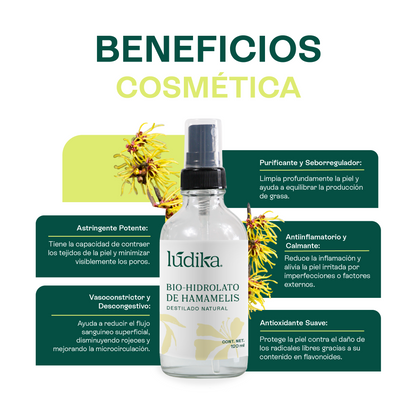 Bio Hidrolatos de Rosas y Hamamelis | Facial | Duo hidratante