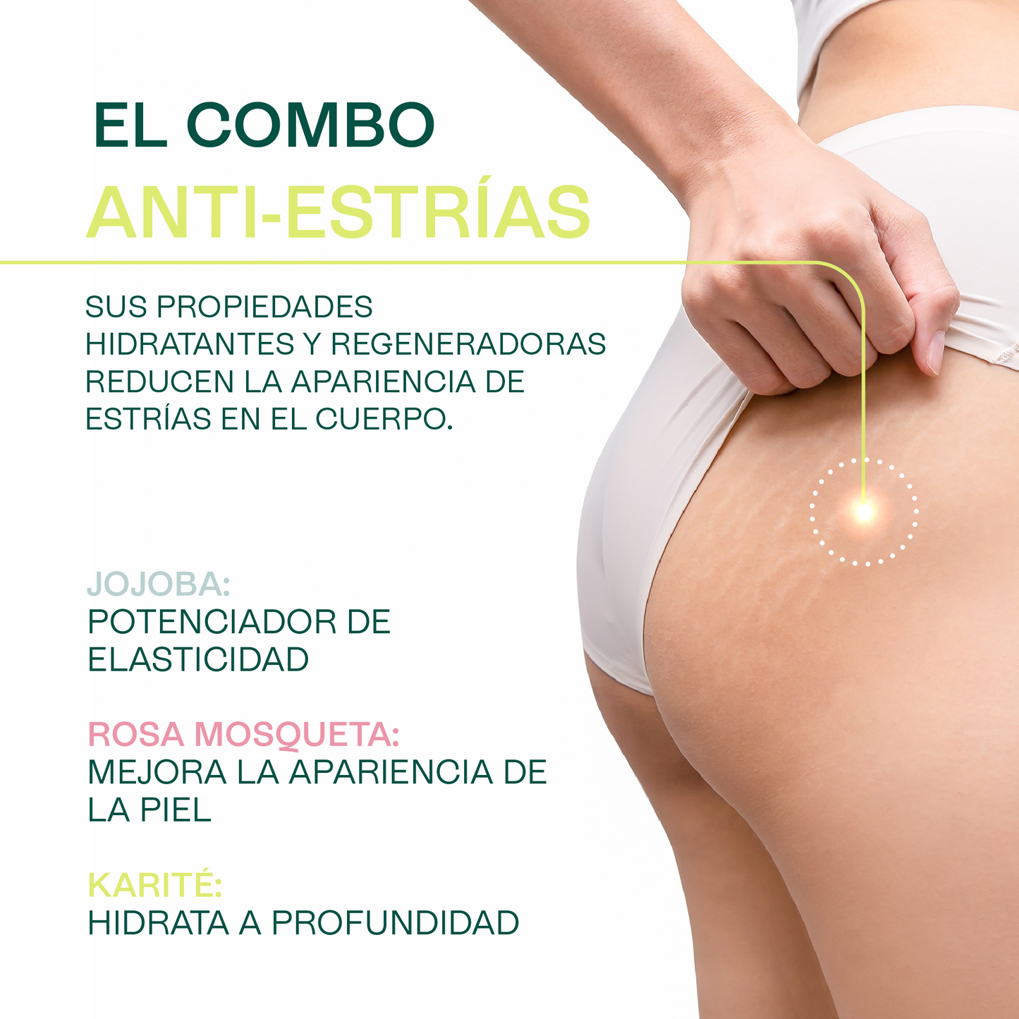 Kit mamá | Aceite de Rosa Mosqueta, Jojoba y Karité | Hidratación Antiedad y Nutrición Integral para Piel y Cabello