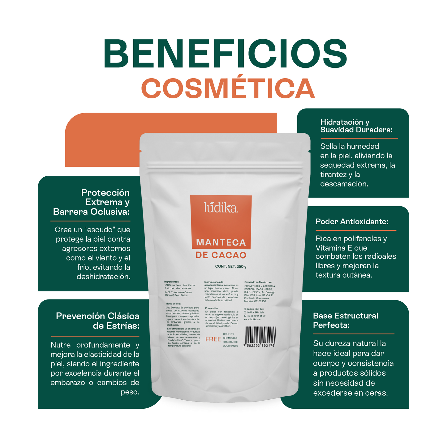 Manteca de cacao y karité | Kit de Mantecas vegetales | Hidratación Profunda y Nutrición para Piel Seca y Sensible