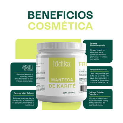 Manteca de cacao y karité | Kit de Mantecas vegetales | Hidratación Profunda y Nutrición para Piel Seca y Sensible