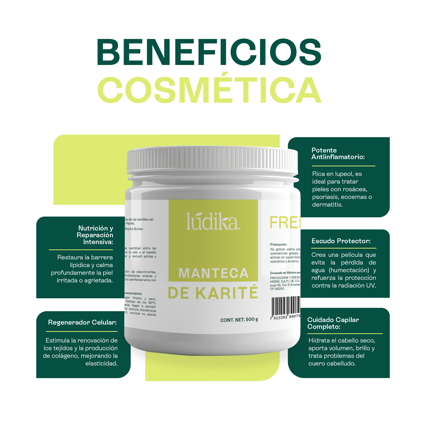 Manteca de cacao y karité | Kit de Mantecas vegetales | Hidratación Profunda y Nutrición para Piel Seca y Sensible