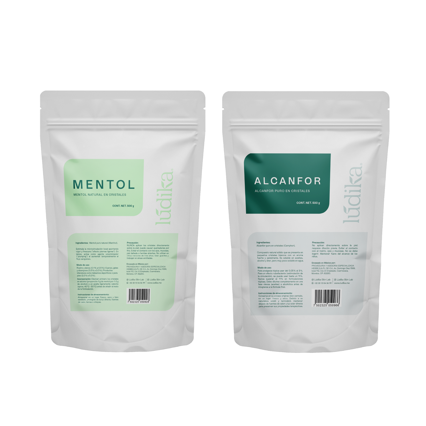 Kit Mentol y Alcanfor | Alivio Terapéutico y Frescura Natural para Dolores Musculares