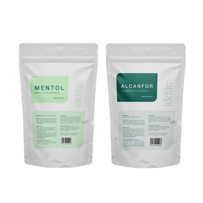 Kit Mentol y Alcanfor | Alivio Terapéutico y Frescura Natural para Dolores Musculares