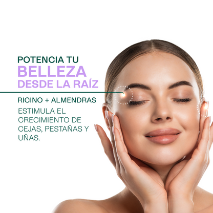 Kit 3 aceites capilares | Aceites de Ricino, Almendras Dulces y Coco Fraccionado | Piel, Cabello y Masajes