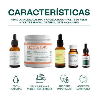 Kit Fórmula | Mascarilla de Arcilla Roja