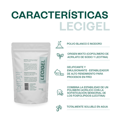 Lecigel | Facial, Corporal y Capilar | Gelificante y Emulsionante "Todo en Uno"