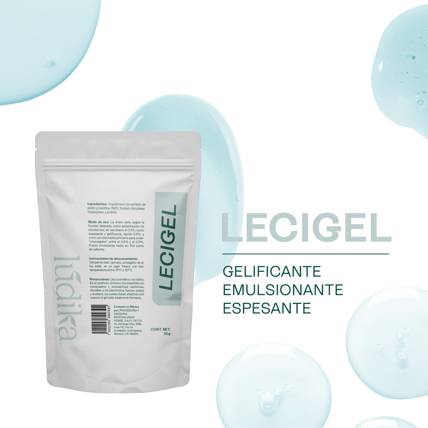 Lecigel | Facial, Corporal y Capilar | Gelificante y Emulsionante "Todo en Uno"