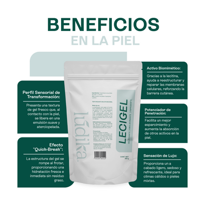 Lecigel | Facial, Corporal y Capilar | Gelificante y Emulsionante "Todo en Uno"