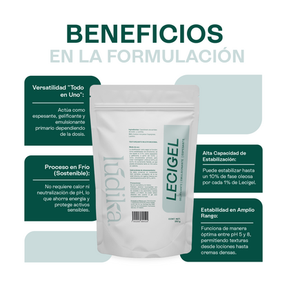 Lecigel | Facial, Corporal y Capilar | Gelificante y Emulsionante "Todo en Uno"