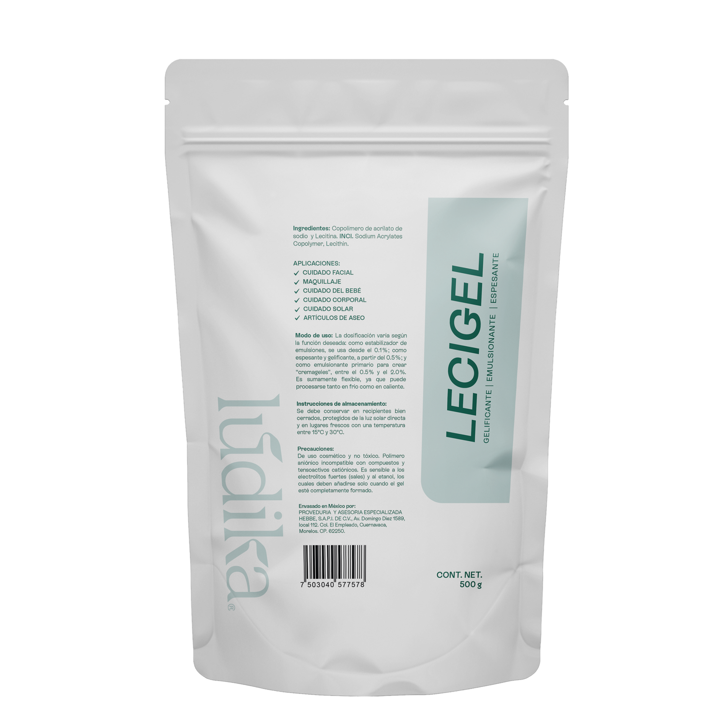Lecigel | Facial, Corporal y Capilar | Gelificante y Emulsionante "Todo en Uno"