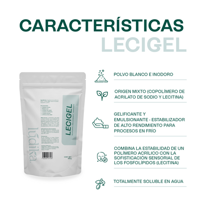 Lecigel | Facial, Corporal y Capilar | Gelificante y Emulsionante "Todo en Uno"