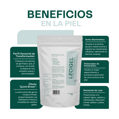 Lecigel | Facial, Corporal y Capilar | Gelificante y Emulsionante "Todo en Uno"