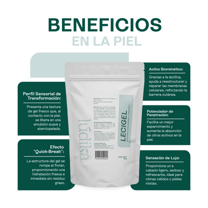 Lecigel | Facial, Corporal y Capilar | Gelificante y Emulsionante "Todo en Uno"