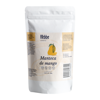 Manteca de Mango | Cuerpo, Cabello y Labios | Emoliente Ligera, Nutritiva y Regeneradora