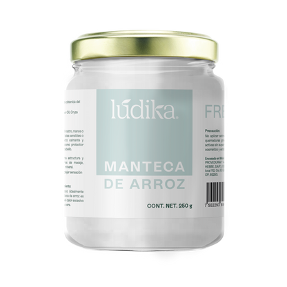 Manteca de Arroz | Rostro, Cuerpo y Cabello | Emoliente Antioxidante de Tacto Seco y Sedoso