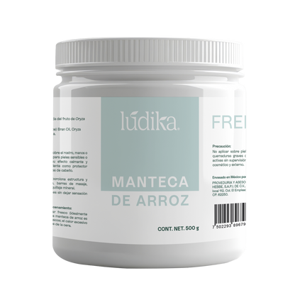 Manteca de Arroz | Rostro, Cuerpo y Cabello | Emoliente Antioxidante de Tacto Seco y Sedoso