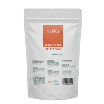 Manteca de Cacao | Cuerpo, Labios y Alimentación | Emoliente Oclusivo y Agente Fundente