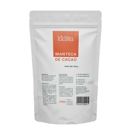 Manteca de Cacao | Cuerpo, Labios y Alimentación | Emoliente Oclusivo y Agente Fundente