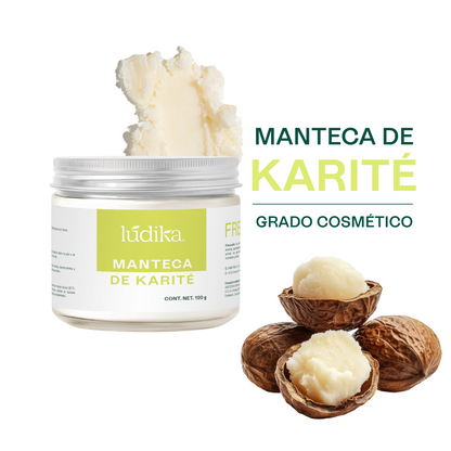 Manteca de Karité | Cuerpo, Rostro y Cabello | Emoliente, Reparadora y Protectora