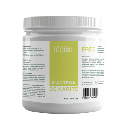 Manteca de Karité | Cuerpo, Rostro y Cabello | Emoliente, Reparadora y Protectora