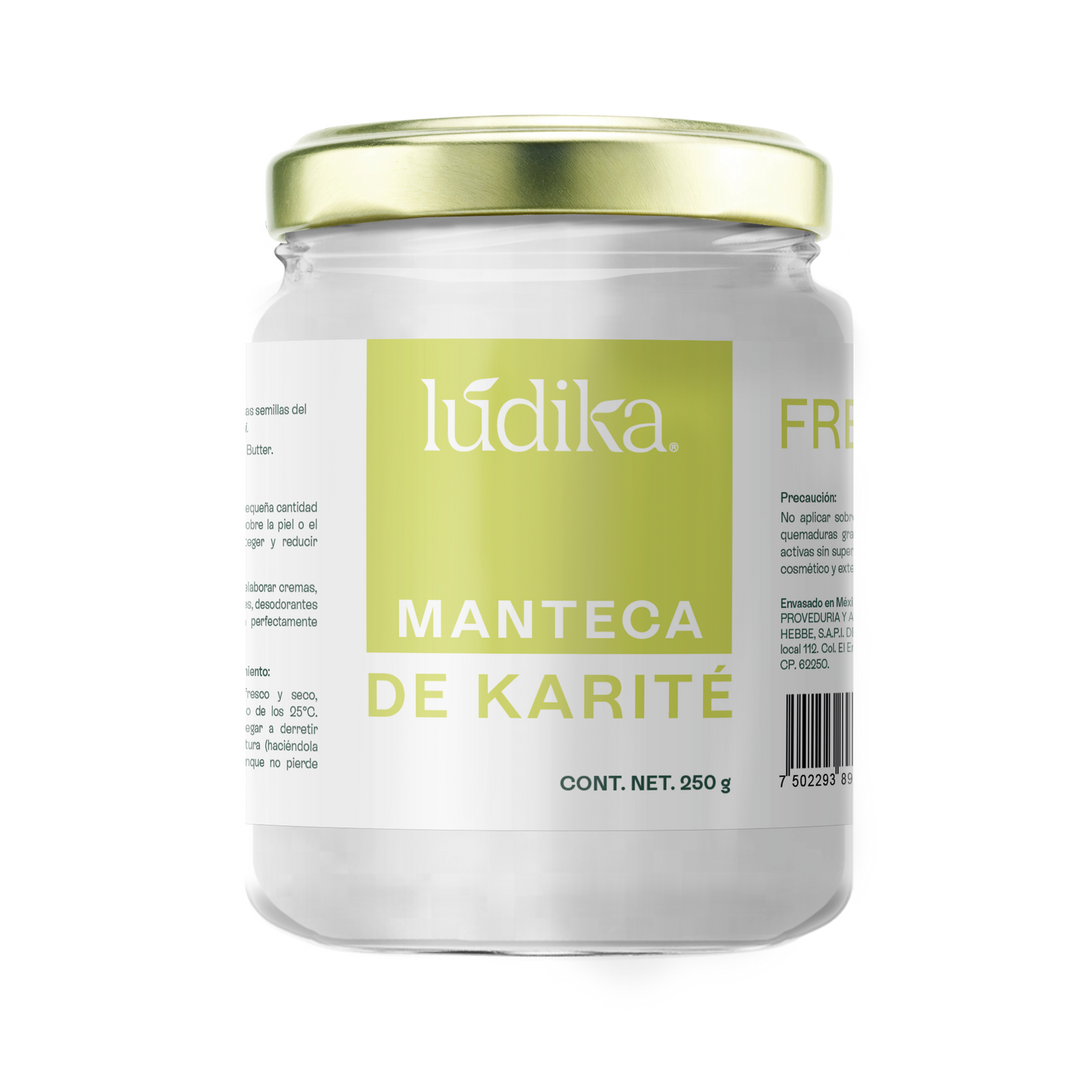 Manteca de Karité | Cuerpo, Rostro y Cabello | Emoliente, Reparadora y Protectora