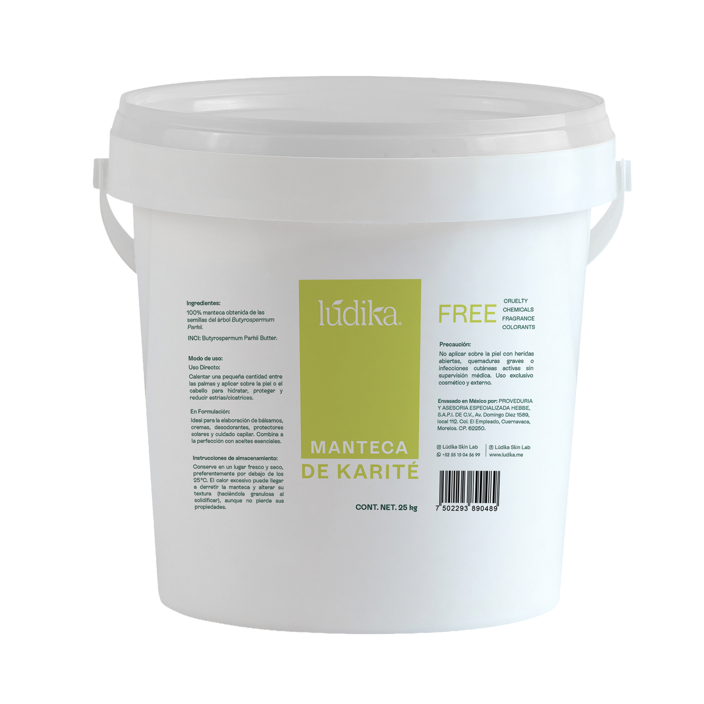 Manteca de Karité | Cuerpo, Rostro y Cabello | Emoliente, Reparadora y Protectora