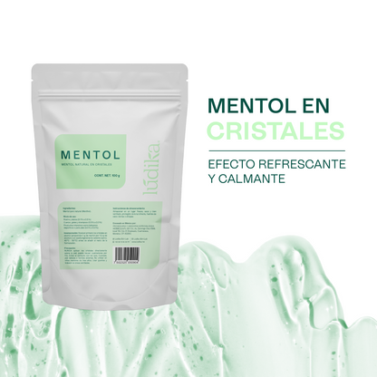 Mentol Natural en Cristales | Efecto Refrescante, Terapéutico y Calmante