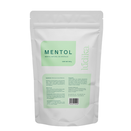 Mentol Natural en Cristales | Efecto Refrescante, Terapéutico y Calmante