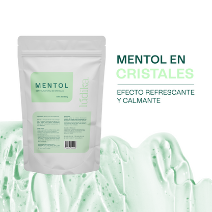 Mentol Natural en Cristales | Efecto Refrescante, Terapéutico y Calmante