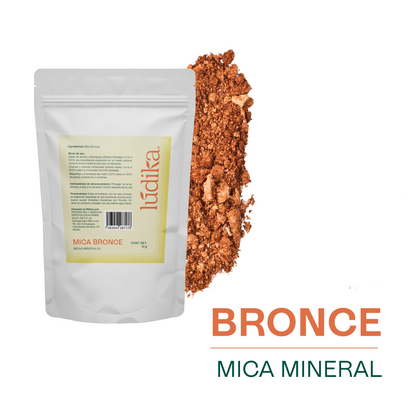 Mica Bronce | Pigmento de Efecto Perlado y Metálico | Luminosidad Mineral de Lujo