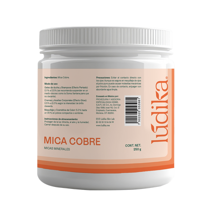 Mica Cobre | Pigmento Perlado de Alto Impacto para Cosméticos Vibrantes