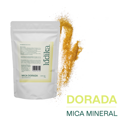 Mica Dorada | Pigmento Perlado Luminoso para Cosméticos Radiantes