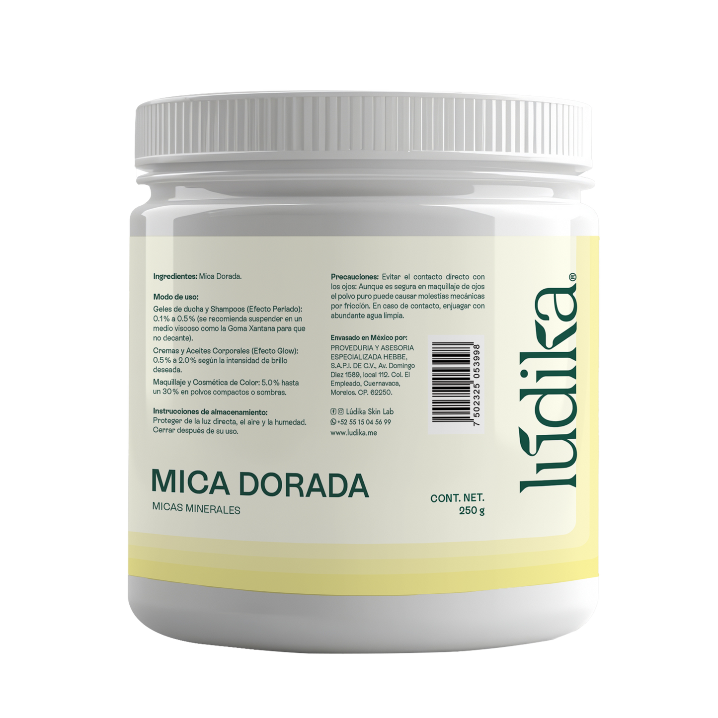 Mica Dorada | Pigmento Perlado Luminoso para Cosméticos Radiantes