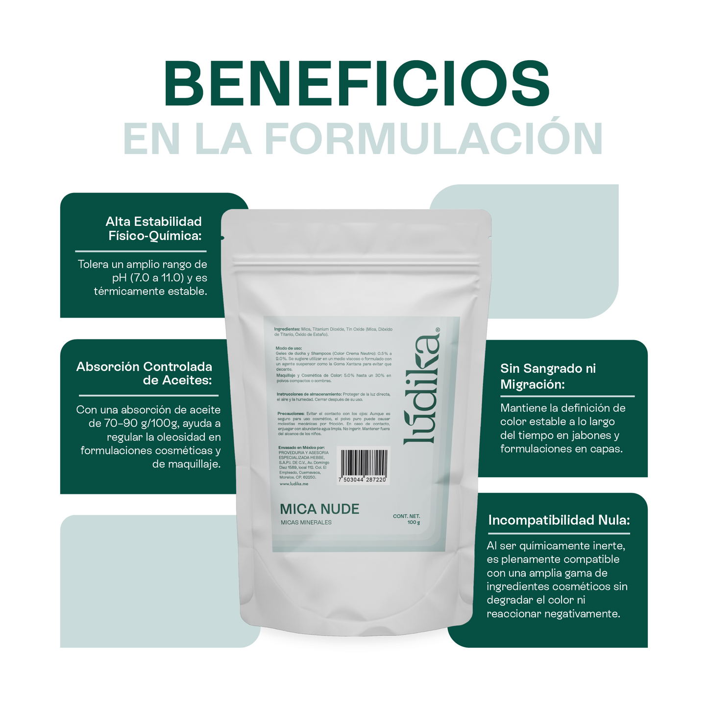 Mica Nude | Pigmento Sutil para un Acabado Sedoso, Natural y Perfeccionador