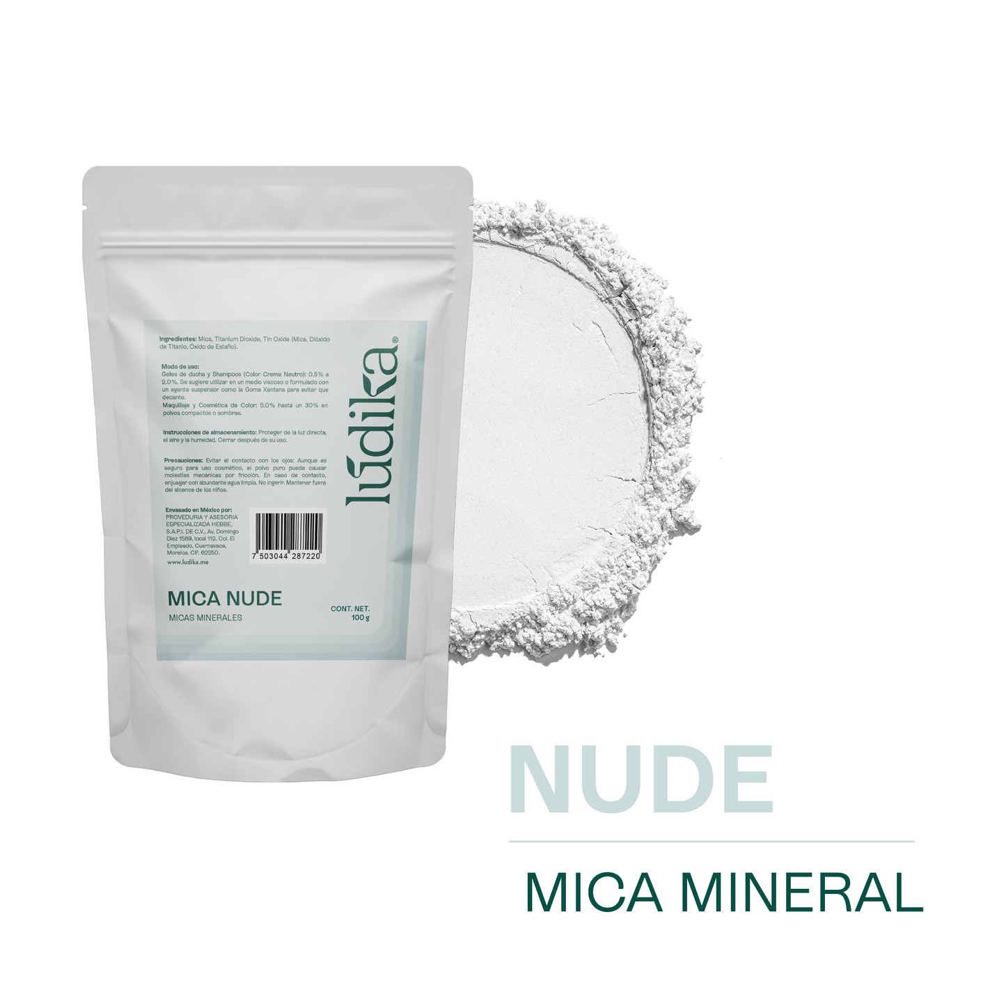 Mica Nude | Pigmento Sutil para un Acabado Sedoso, Natural y Perfeccionador