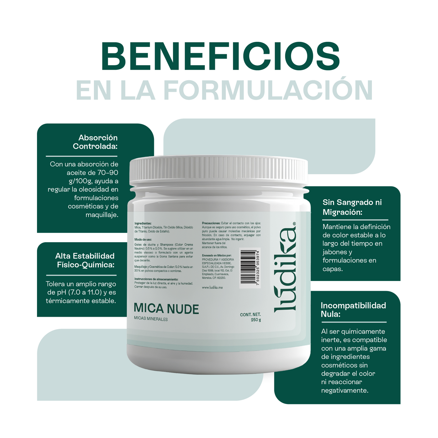 Mica Nude | Pigmento Sutil para un Acabado Sedoso, Natural y Perfeccionador