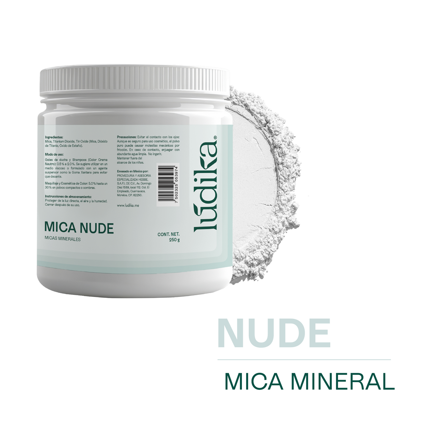 Mica Nude | Pigmento Sutil para un Acabado Sedoso, Natural y Perfeccionador