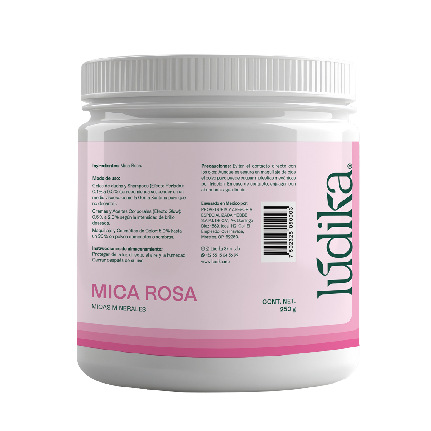 Mica Rosa | Pigmento Perlado Suave para Cosméticos Delicados y Radiantes