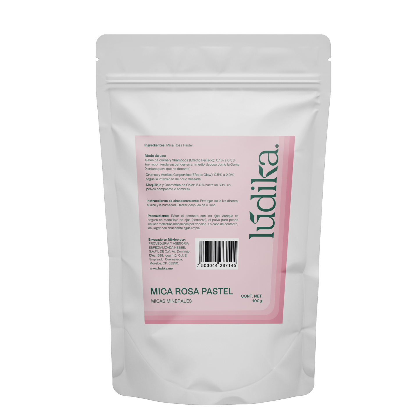 Mica Rosa Pastel | Pigmento Perlado Suave para Cosméticos Delicados y Radiantes