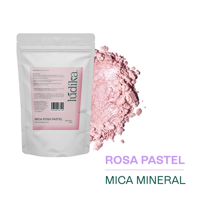 Mica Rosa Pastel | Pigmento Perlado Suave para Cosméticos Delicados y Radiantes