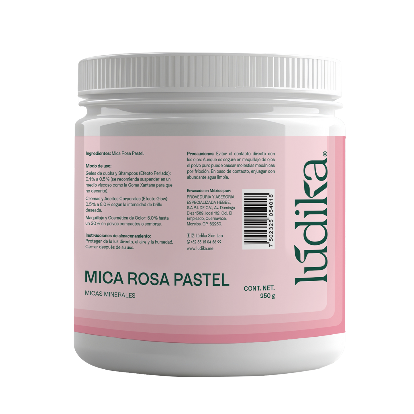 Mica Rosa Pastel | Pigmento Perlado Suave para Cosméticos Delicados y Radiantes