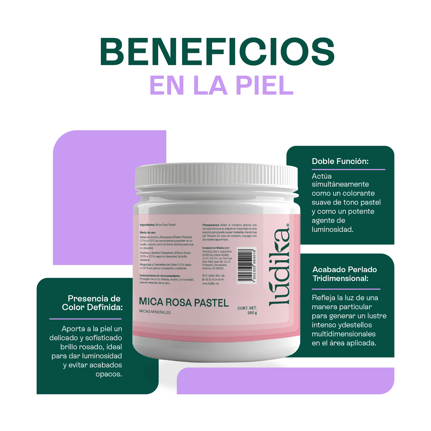 Mica Rosa Pastel | Pigmento Perlado Suave para Cosméticos Delicados y Radiantes