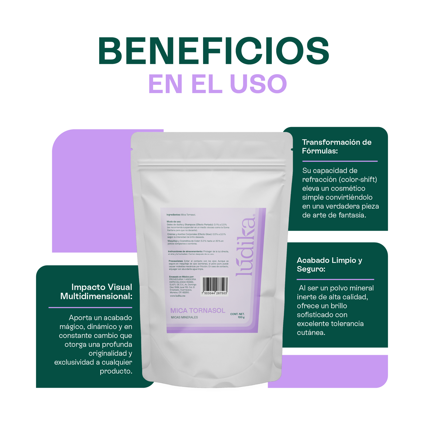 Mica Tornasol | Brillo Holográfico y Multidimensional para tus Fórmulas Cosméticas