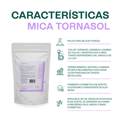 Mica Tornasol | Brillo Holográfico y Multidimensional para tus Fórmulas Cosméticas